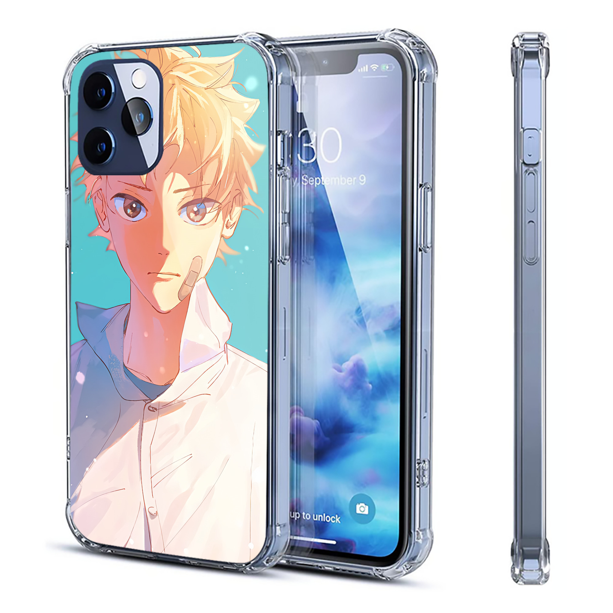 （画像用） ハイキュー!! Haikyu!! 【iPhone 12シリーズ対応】透明スマホケース（クリアソフトケース）